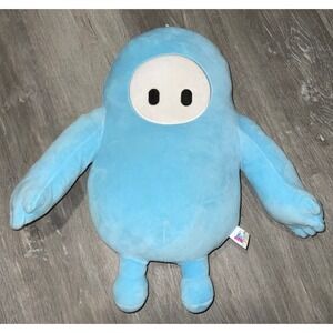 Fall Guys Blue Stuffed Plush 17" Tall Giant Stuffed Animal Figure